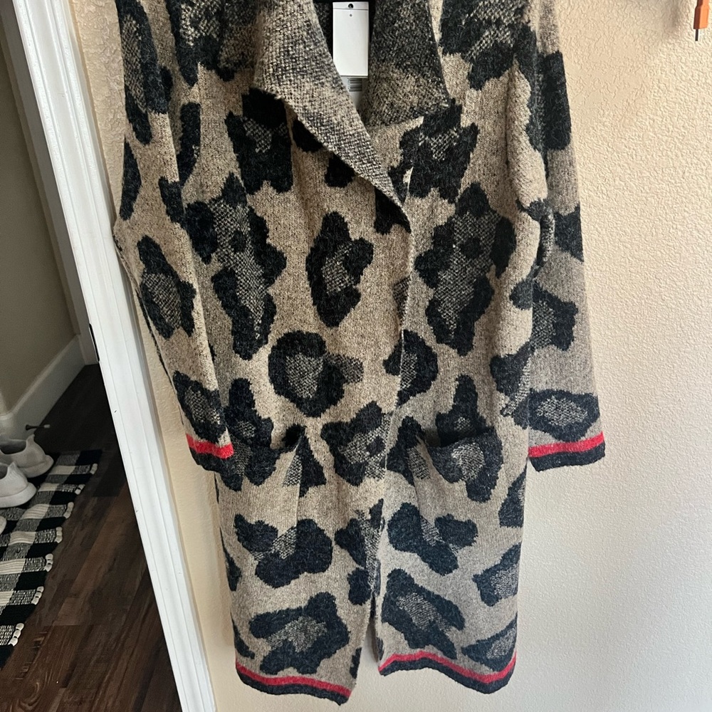 Leopard print sweater